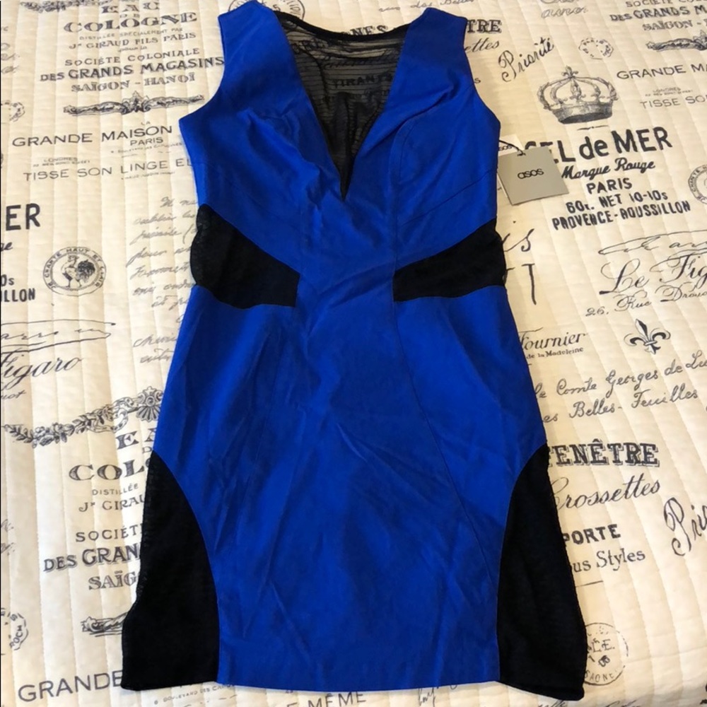 ASOS Sheer Panel Mini Dress